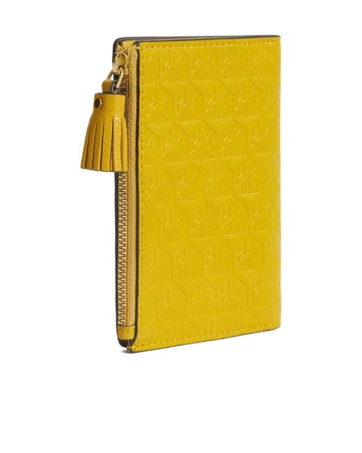 Anya Hindmarch Yellow Anya Brands Coco Pops Folding Wallet