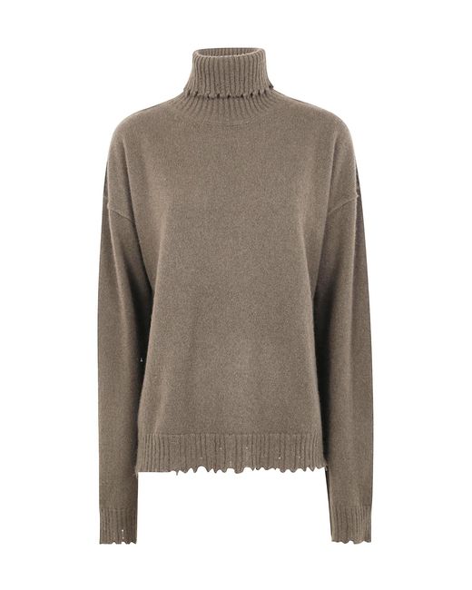Uma Wang Brown Turtleneck Sweater
