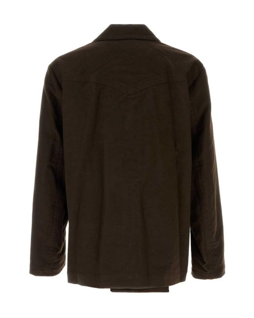 NAMACHEKO Black Tailored Button-Up Jacket for men