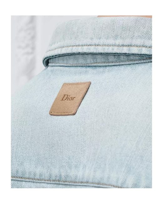 Dior Blue Short-Sleeved Shirt for men