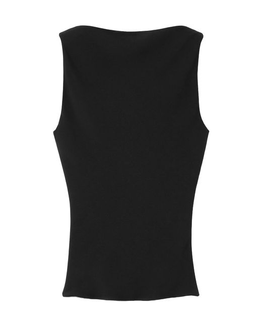 Loro Piana Black Mackenzie Top