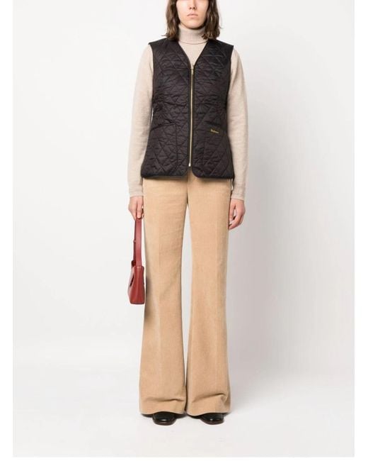 Barbour Black V-Neck Sleeveless Vest
