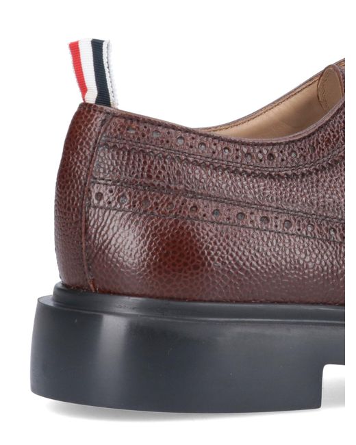 Thom Browne Brown Scarpe Lace-Up Derby Shoes for men