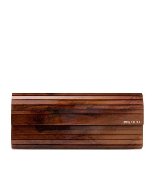Jimmy Choo Brown Sweetie Clutch Bag