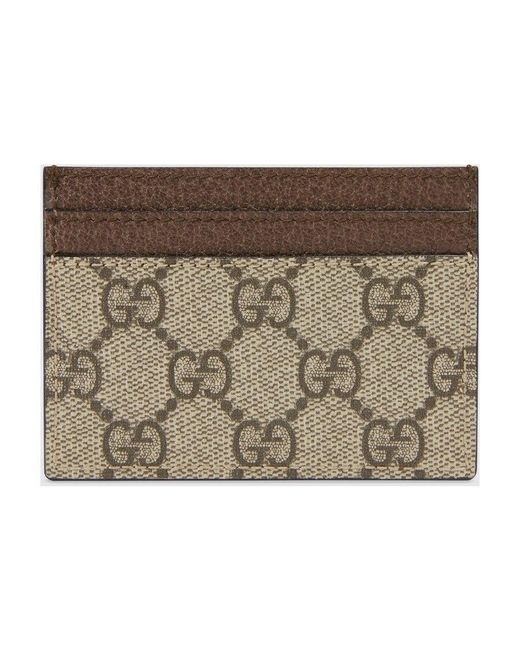 Gucci Brown Ophidia Card Holder