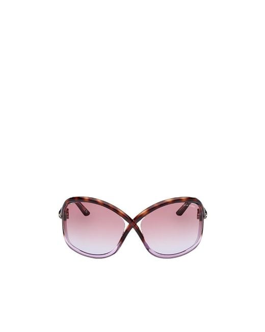 Tom Ford Pink Eyewear Butterfly Frame Sunglasses for men
