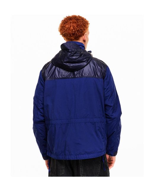 C P Company Blue Hooded Jacket for men