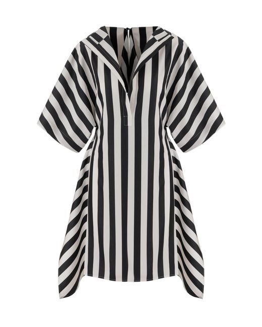 Jacquemus Black The Moisson Striped Dress