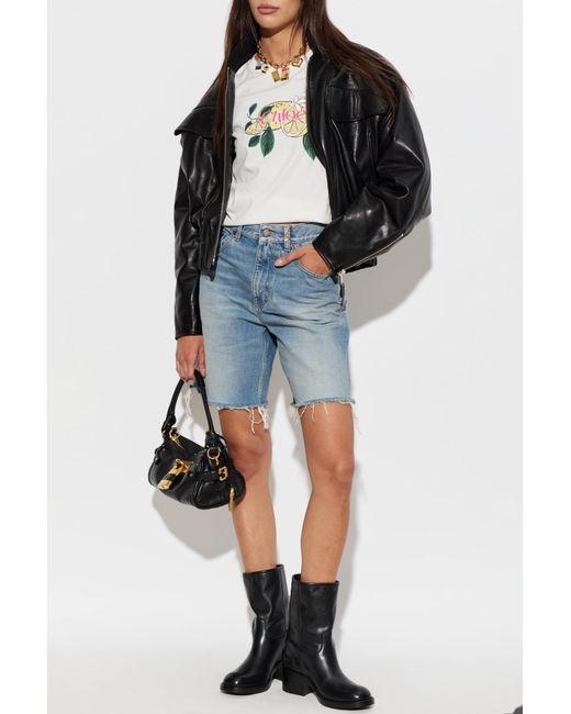 Chloé Black Chloé Dakota Buckled Ankle Boots