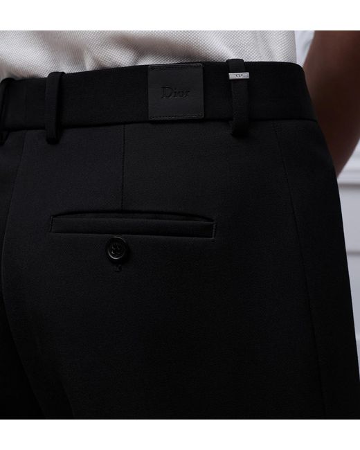 Dior Black Regular-Fit Pants
