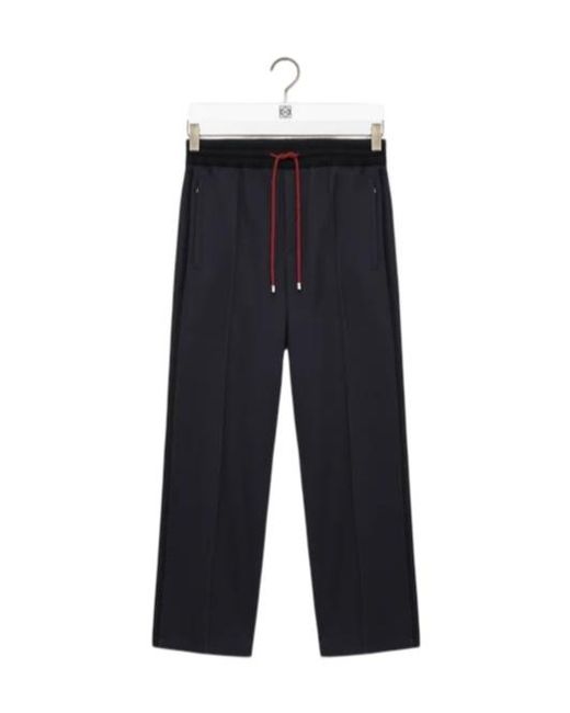 Loewe Blue Drawstring Trousers for men