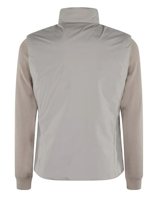 Moorer Gray Long-Sleeved Casual Jacket for men