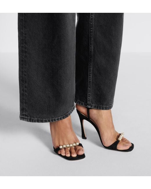 Dior Black Ly Heeled Sandal