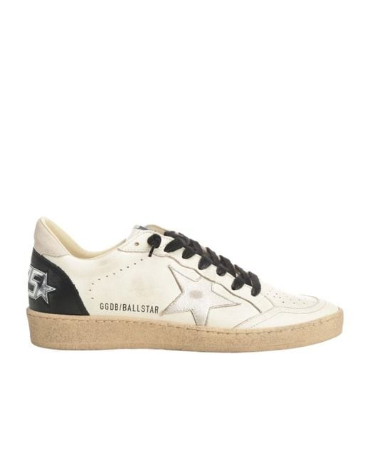 Golden Goose Deluxe Brand Natural Ball Star Lace-Up Sneakers for men