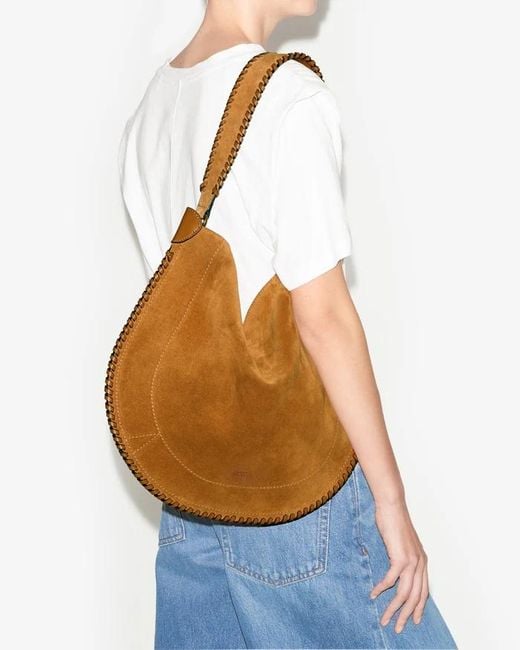 Isabel Marant Brown Oskan Hobo Soft Bag