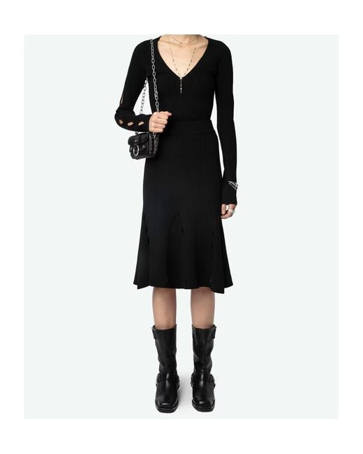 Zadig & Voltaire Black Ginza Skirt