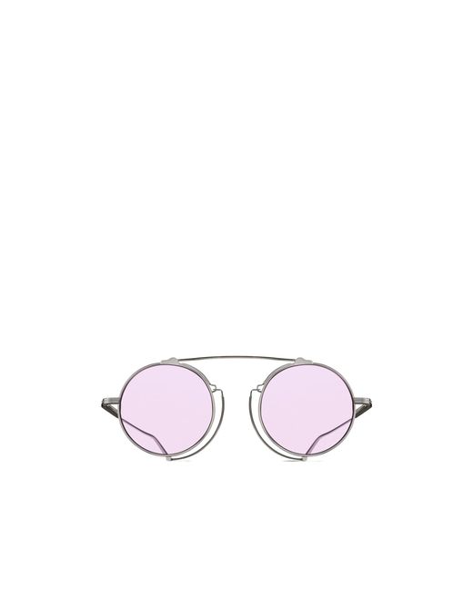 Matsuda Pink Round-Frame Sunglasses for men