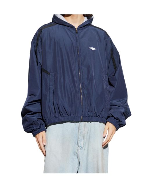 Balenciaga Blue Light Jackets for men