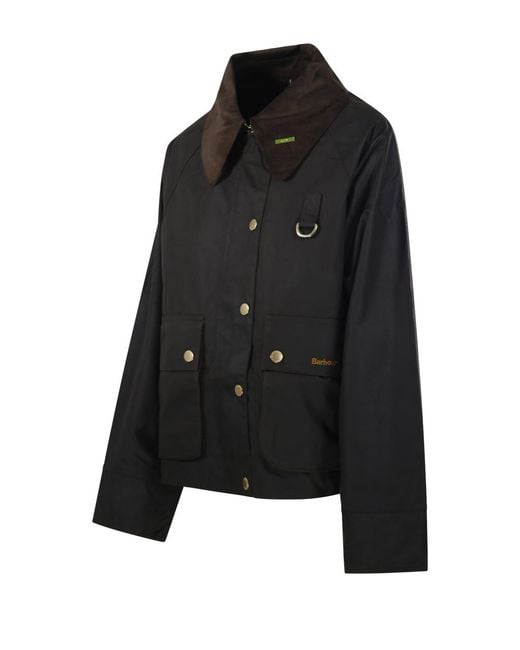 Barbour Black Long-Sleeve Casual Jacket