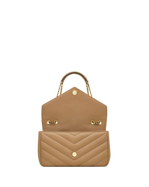 Saint Laurent Metallic Loulou Medium Shoulder Bag