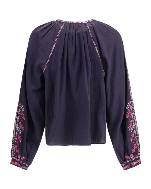 Isabel Marant Blue Isabel Marant Étoile Lynne Long-Sleeved Shirt