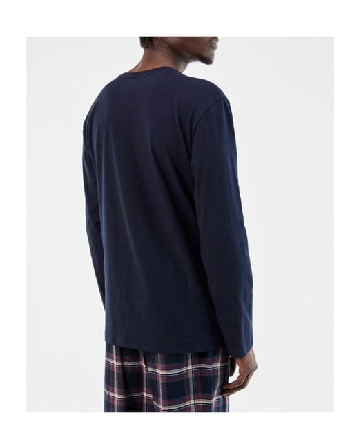 Boss Blue Plaid Top for men