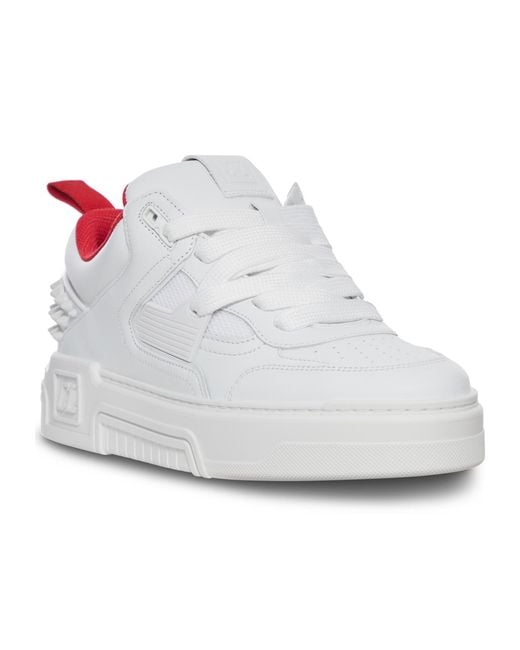 Christian Louboutin White Astroloubi 2 Low-Top Sneakers for men
