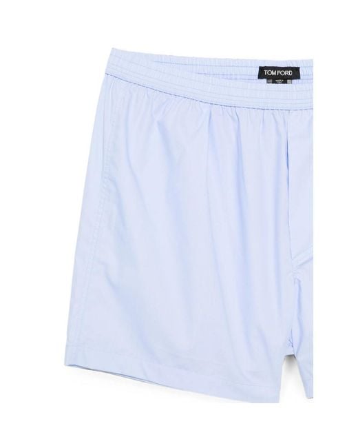 Tom Ford Blue Elastic-Waist Underwear for men
