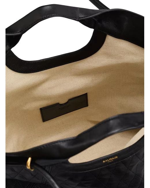 Balmain Black Large Tote