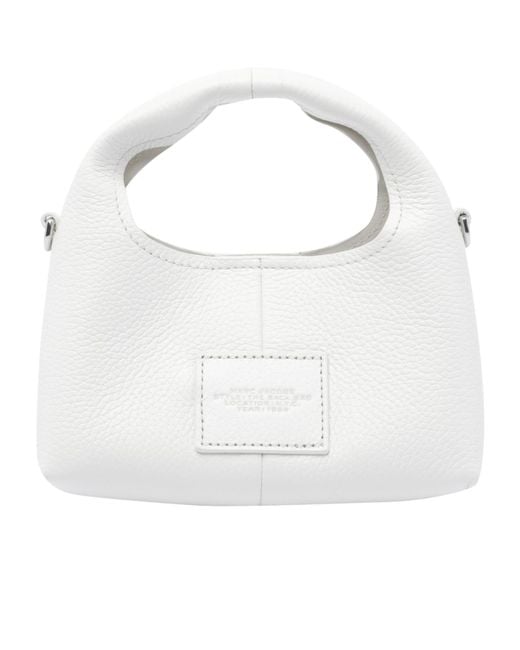 Marc Jacobs White The Micro Crossbody Sack Bag