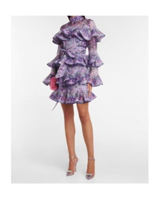 Giambattista Valli Purple Embellished Leather And Pvc Pumps