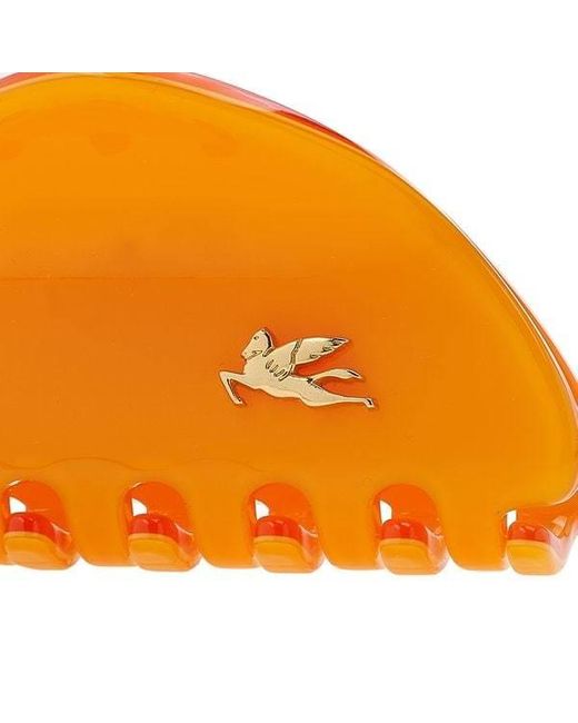 Etro Orange Logo Hairpin
