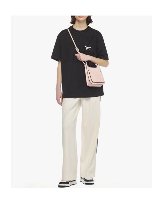 MCM Pink Mini Hummel Shoulder Bag