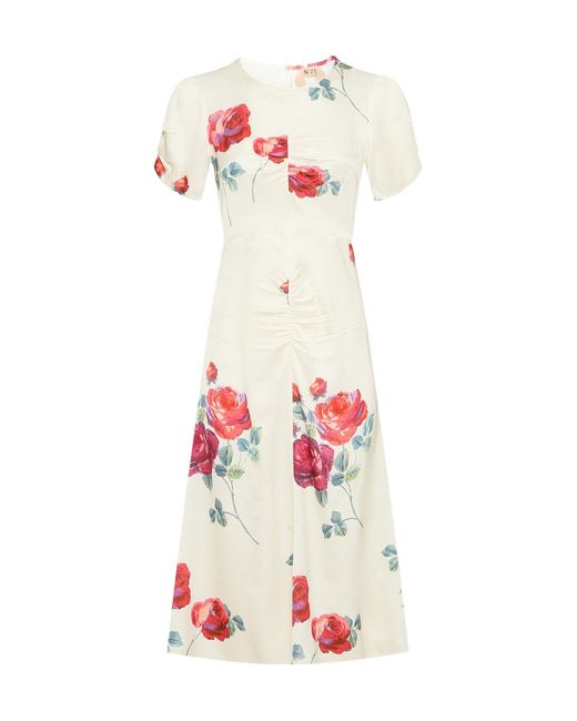 N°21 White Short Sleeve Dress
