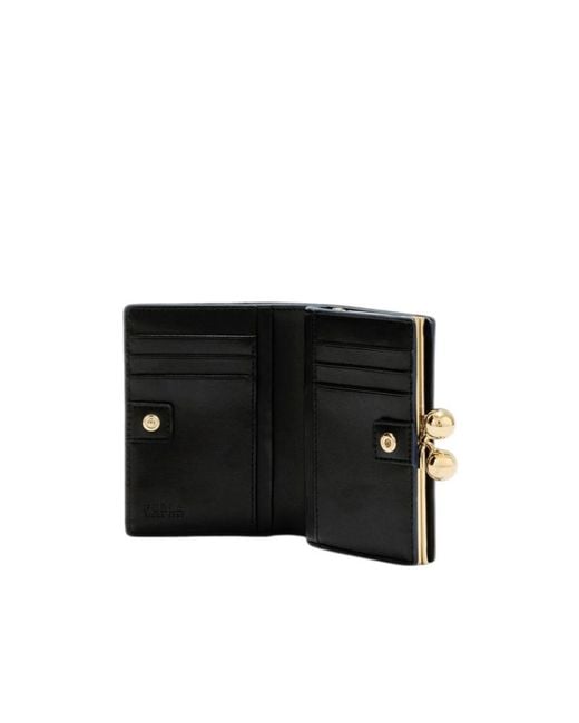 Furla Blue Dots Small Compact Wallet