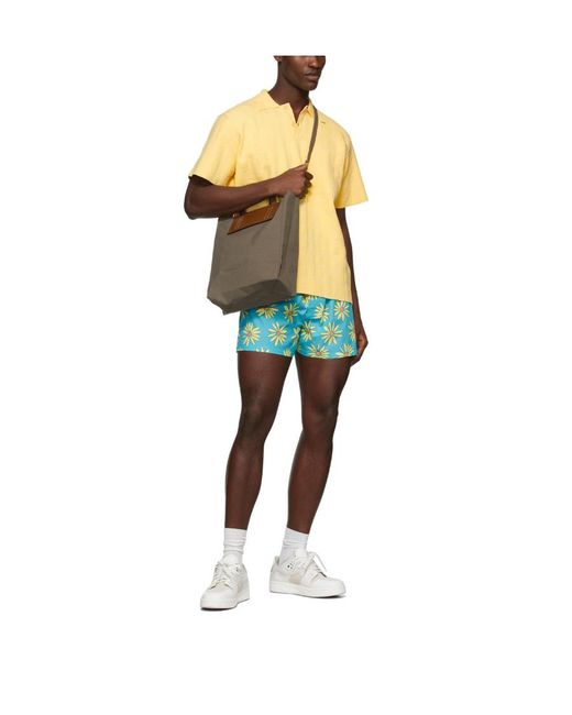 Jacquemus Yellow Logo Polo Shirt for men
