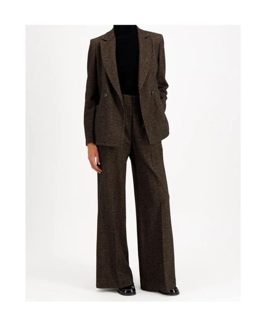 Harris Wharf London Black Double-Breasted Blazer
