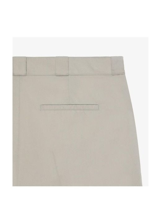 Givenchy White Logo-Patch Trousers for men