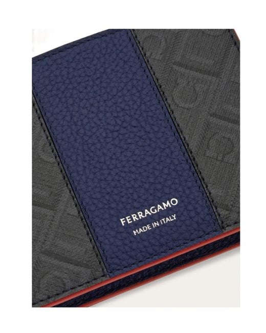 Ferragamo Black Ferragamo Monogram Wallet for men