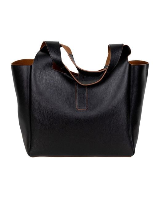 Hogan Black Logo Handbag