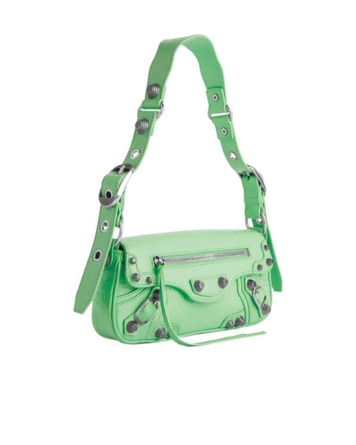 Balenciaga Green Le Cagole Xs Sling Bag