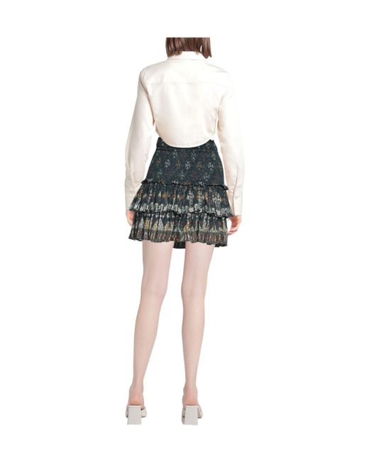 Isabel Marant Gray Ruched Skirt