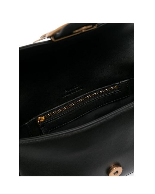 Pinko Black Love One Mini Shoulder Bag