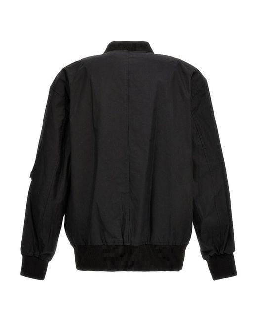 A.P.C. Black "Hamilton" Bomber Jacket for men