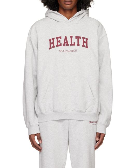 Sporty & Rich White Long-Sleeved Sweater for men