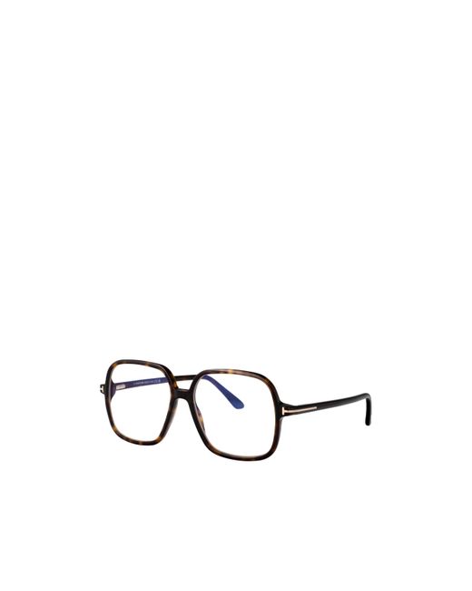 Tom Ford White Eyewear Oversized Frame Glasses