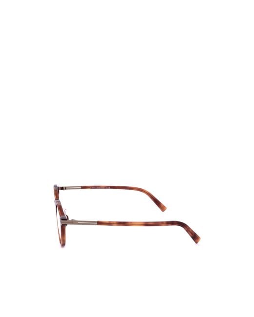 Zegna Multicolor Erz Round Frame Glasses for men