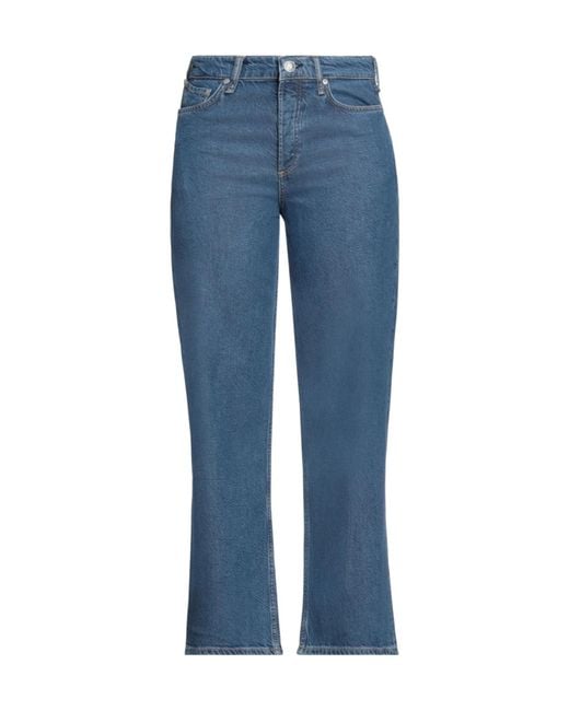 Rag & Bone Blue Medium Straight Leg Jeans