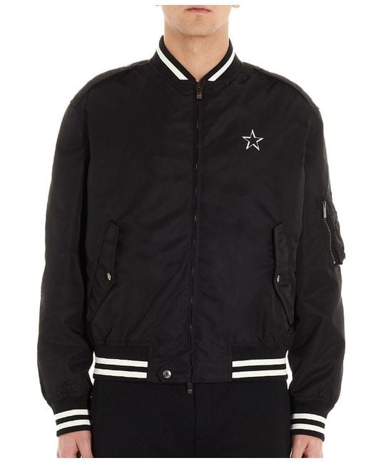 Valentino Black Vltn Star Bomber Jacket for men