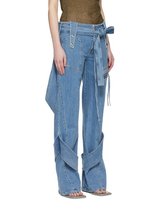 Blumarine Blue Pocket Jeans